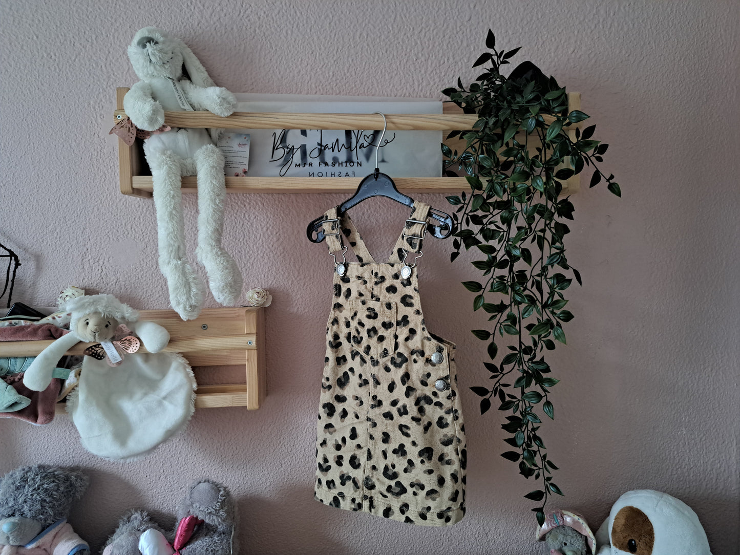 Panter spijkerjurkje 🐆