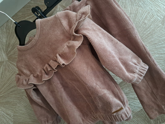 Rib velvet setje π€