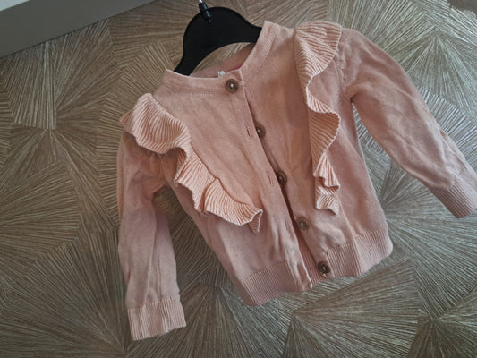 Peach vestje met roezeltje 🍑