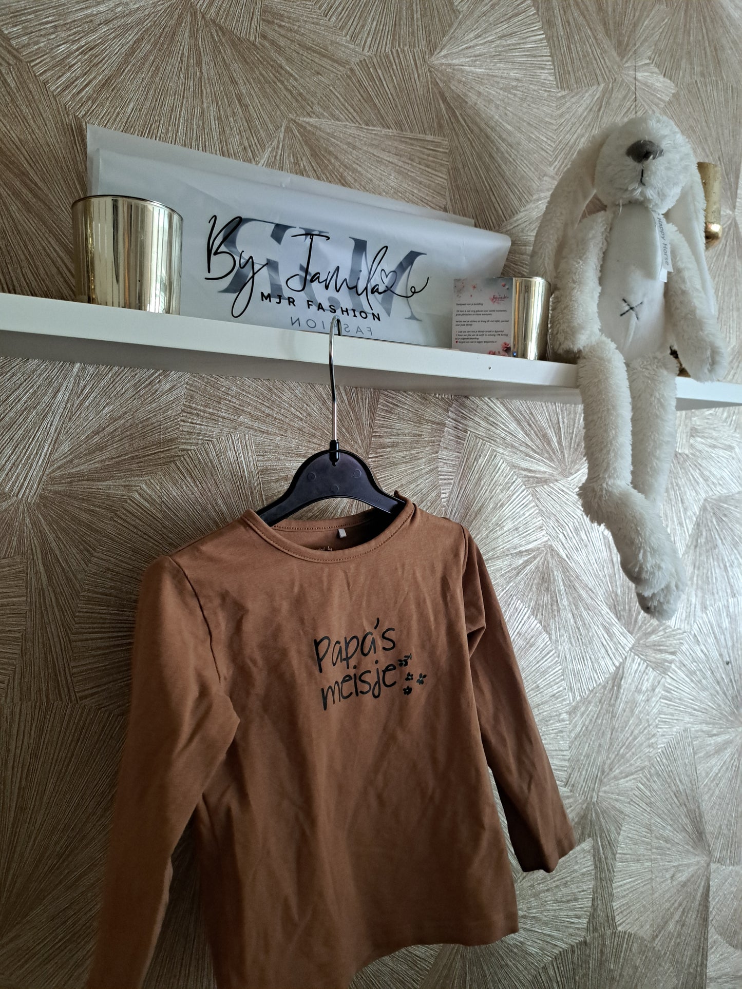 Shirt papa's meisje 🤎