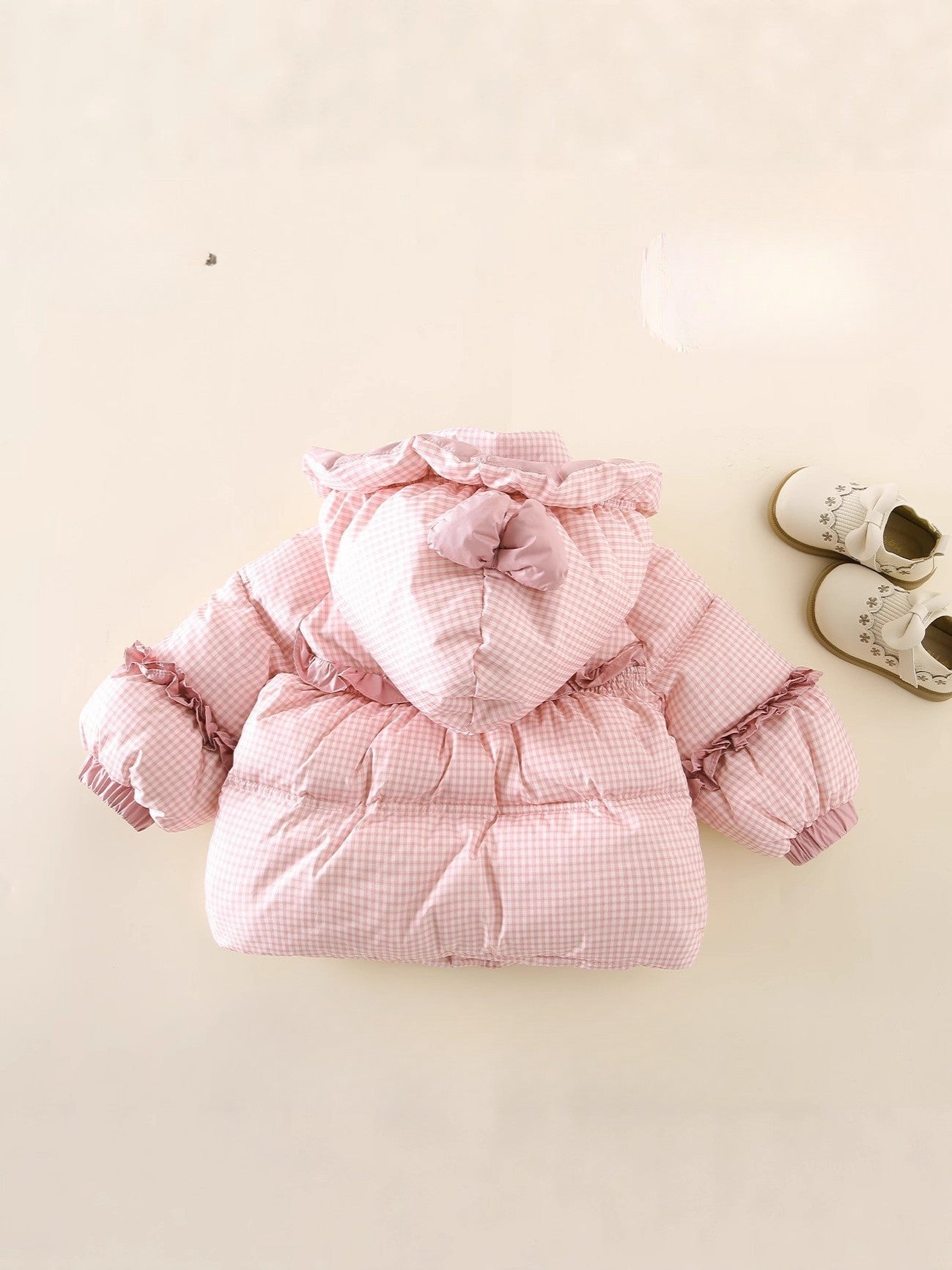 By Jamila – Roze Geruit Jasje “Sweet Check”