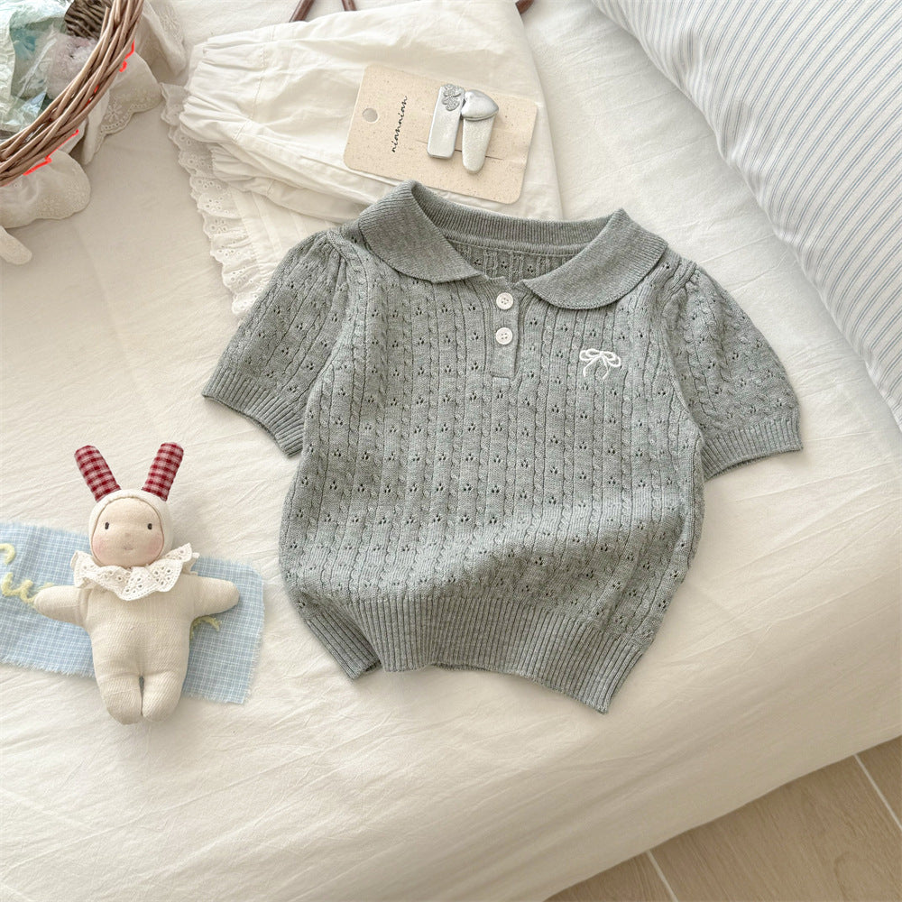 ByJamila β Gebreid Katoenen Polo Shirtje π€β¨