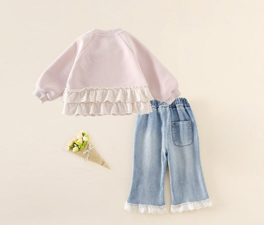 Hello Kitty Jeans Set πππ (matching set)
