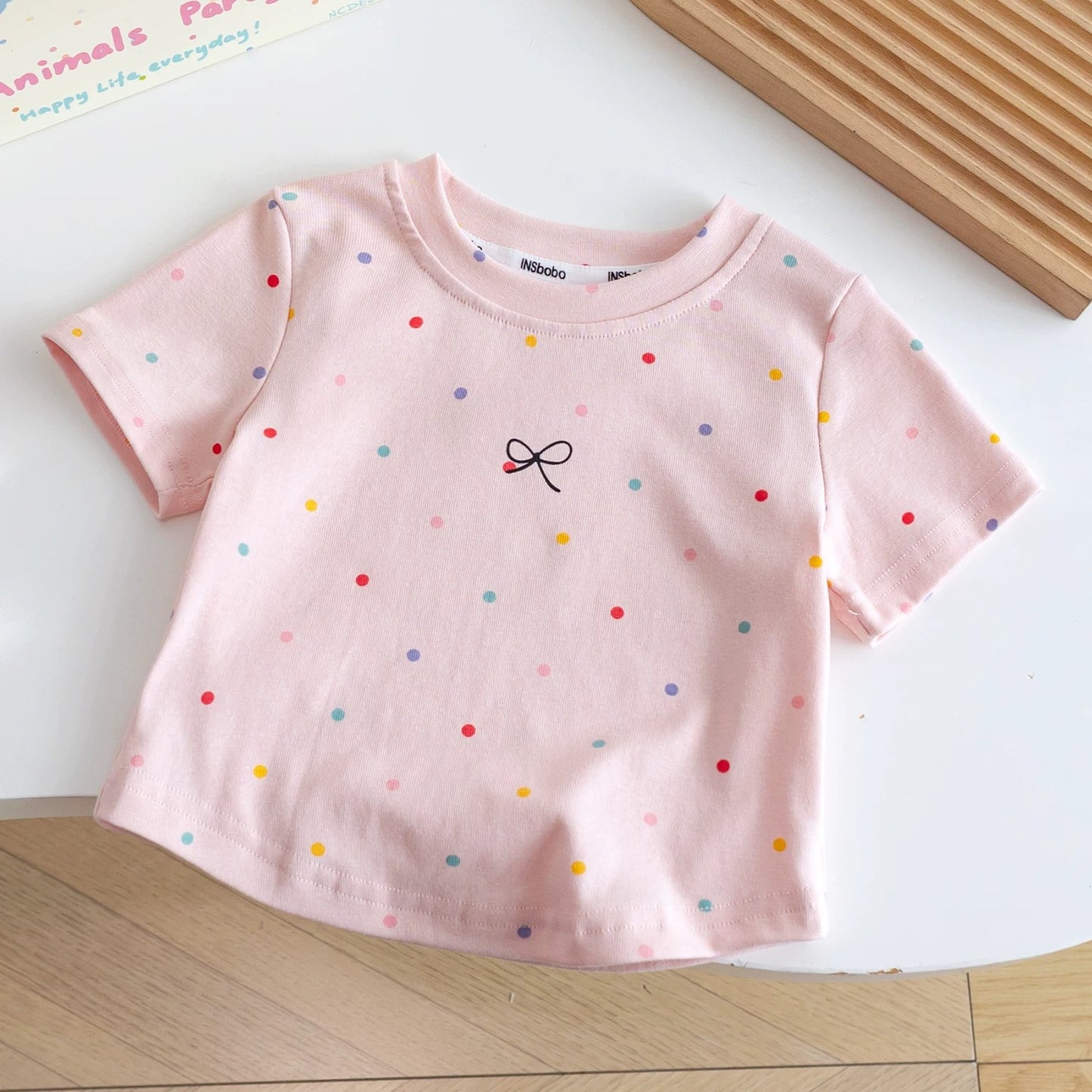 ByJamila β Katoenen Shirtje met Strikje π€π