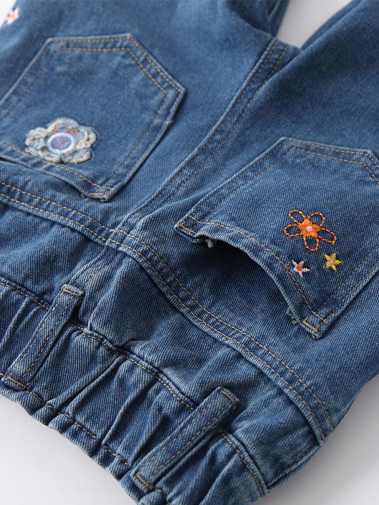 ByJamila – Flower Denim Jeans