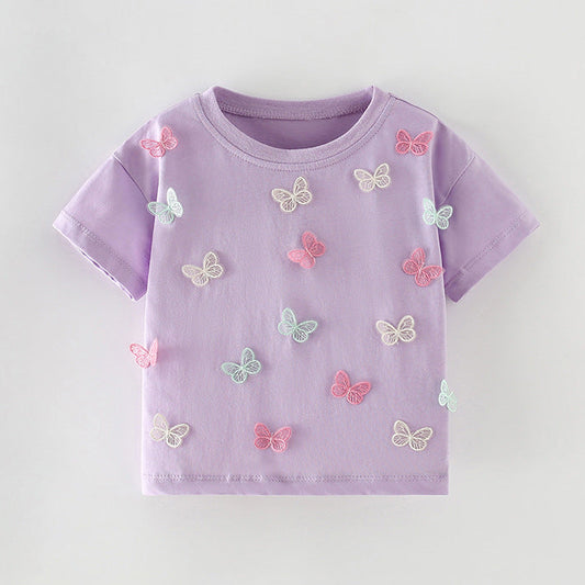ByJamila β Paars Vlinder T-Shirt ππ¦