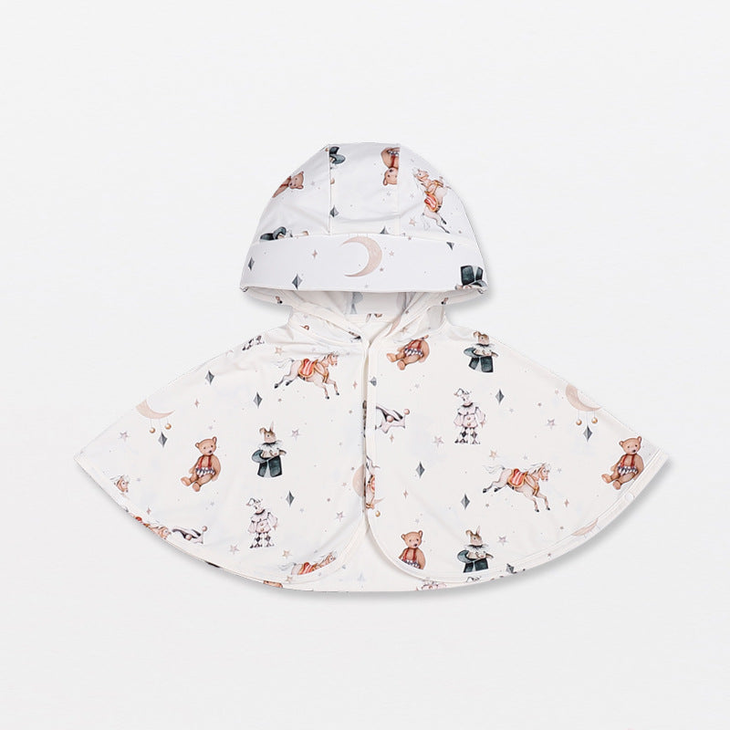 By Jamila β Poncho met Konijntjes & Beertjes | Zacht, Warm & Vol Kinderlijke Charme