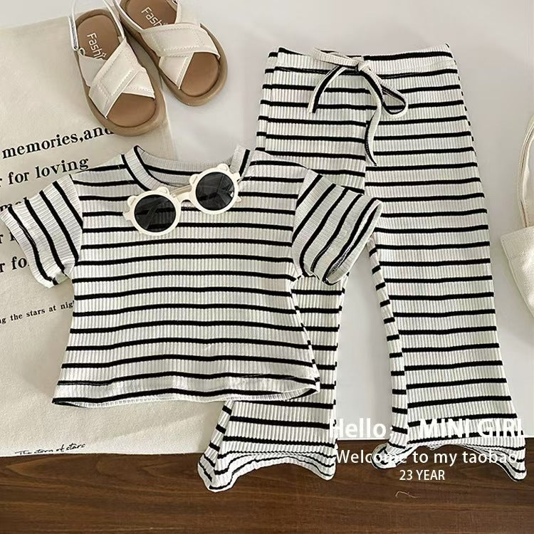 ByJamila - Timeless Stripes Flare Set π€π€