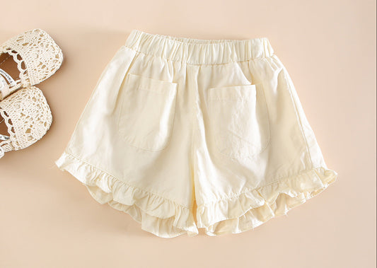 Katoenen Zomerbroekje Roze & Beige πΈπ€β¨