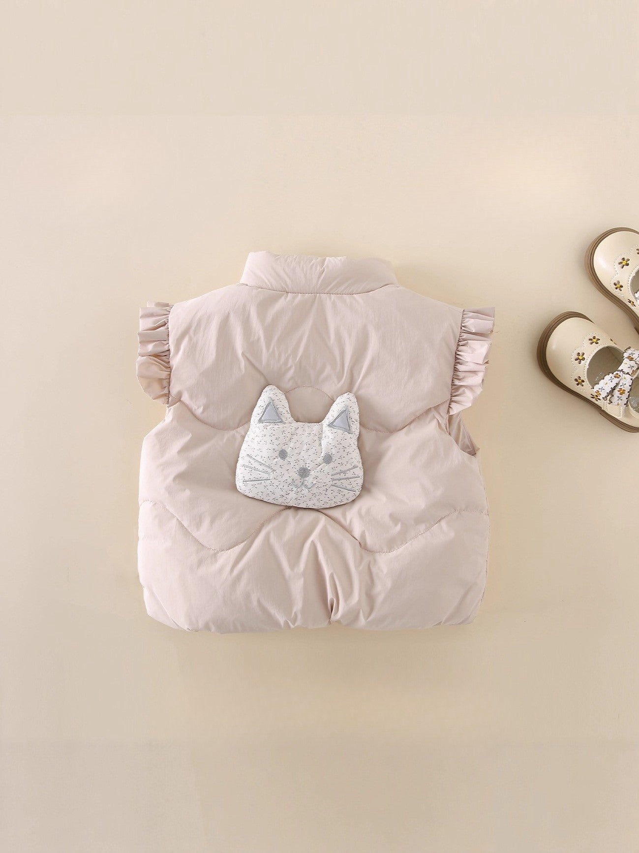 ByJamila - Bodywarmer met Lief Poesje op de Rug 🐱✨