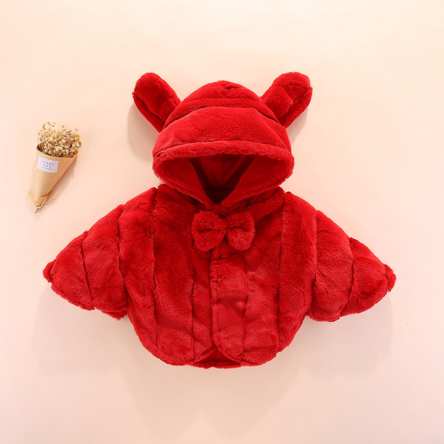 ByJamila - Knusse Fleeceponcho voor Kleine Avonturiers 🐥✨