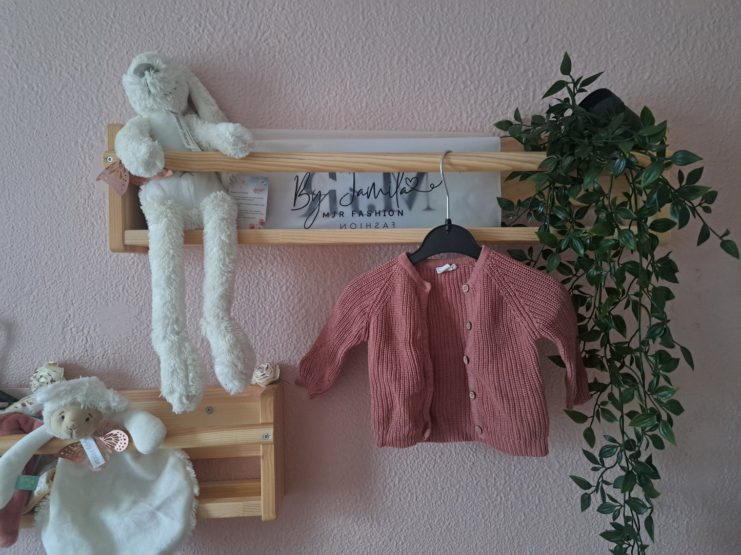 Gebreidvestje - oudroze 🧶