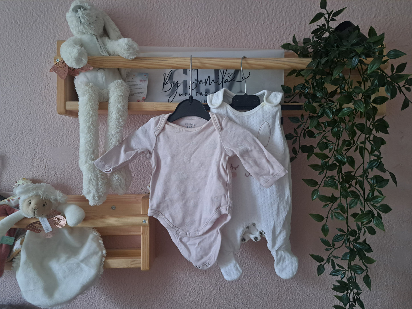 Romper met bokspakje - konijntje 🐰