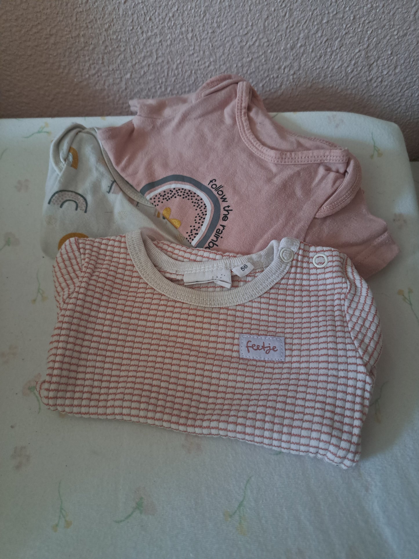 Setje van 3 rompertjes - korte mouw 💌