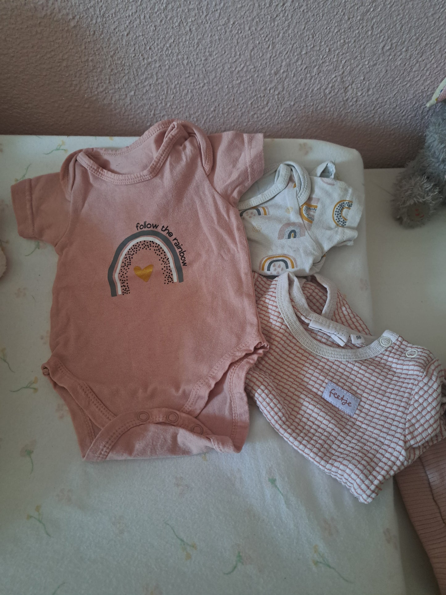 Setje van 3 rompertjes - korte mouw 💌