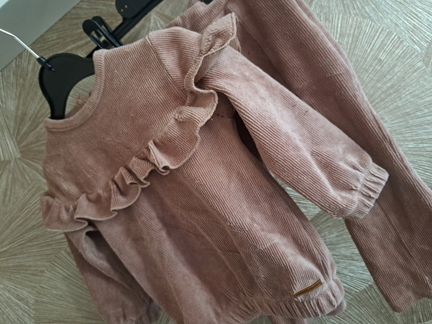 Rib velvet setje 🤎