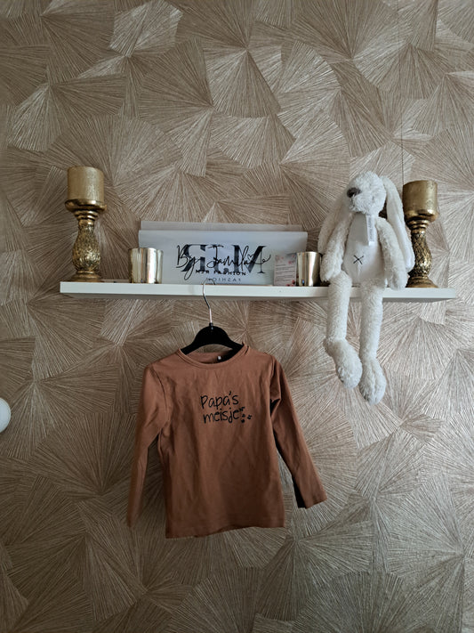 Shirt papa's meisje 🤎