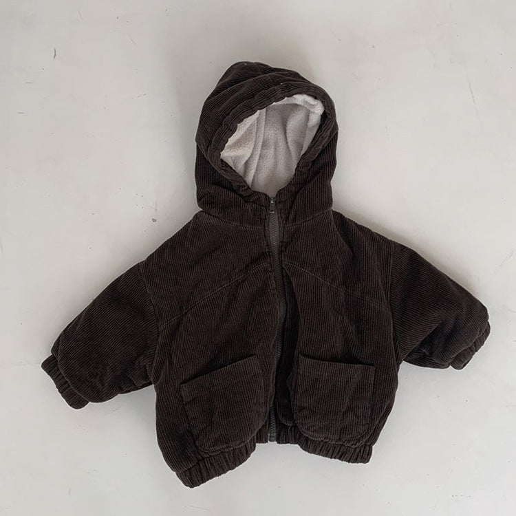 ByJamila – Corduroy Jas met Ritssluiting 🤎💖