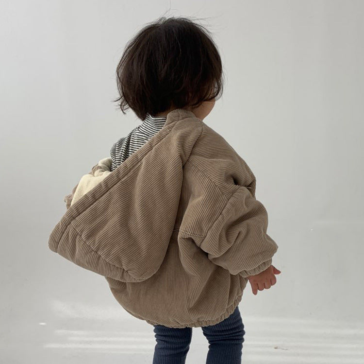 ByJamila – Corduroy Jas met Ritssluiting 🤎💖