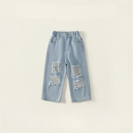 ByJamila - Stoere Flairbroek met Gaatjes 🌸💖