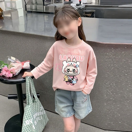 ByJamila – Meisjes Labubu Longsleeve 🌸💖