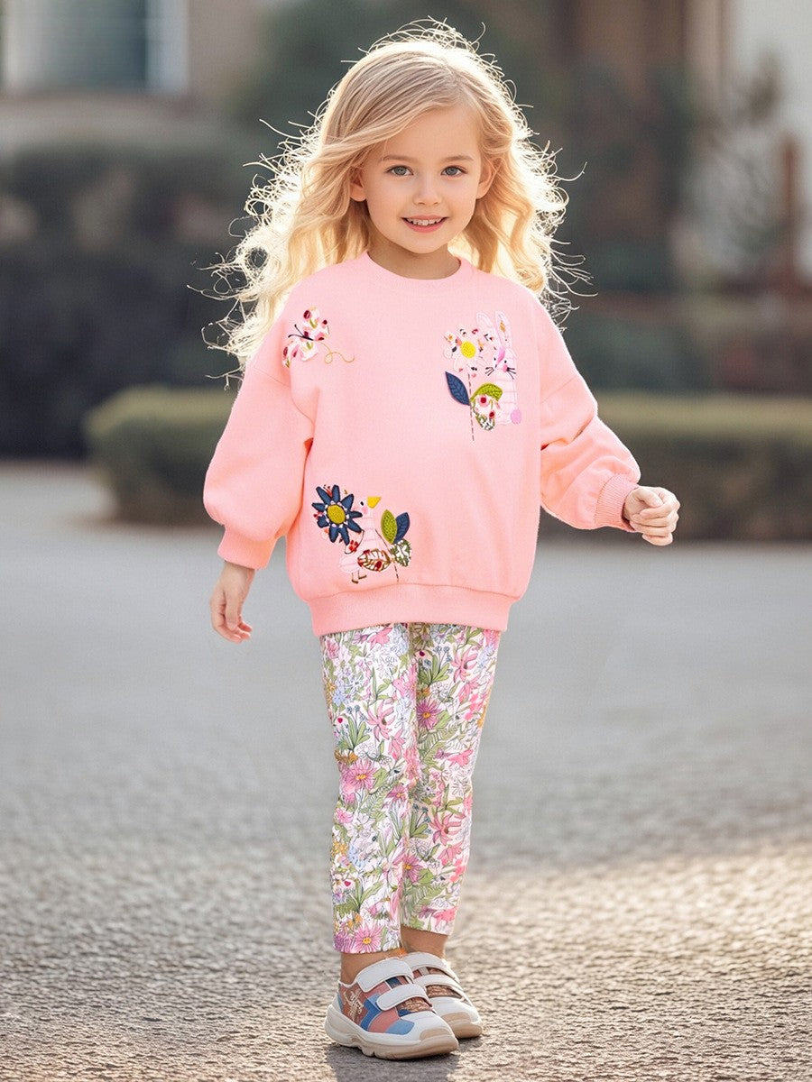 ByJamila – Sweet Embroidered Girl Setje 🌸🧸✨