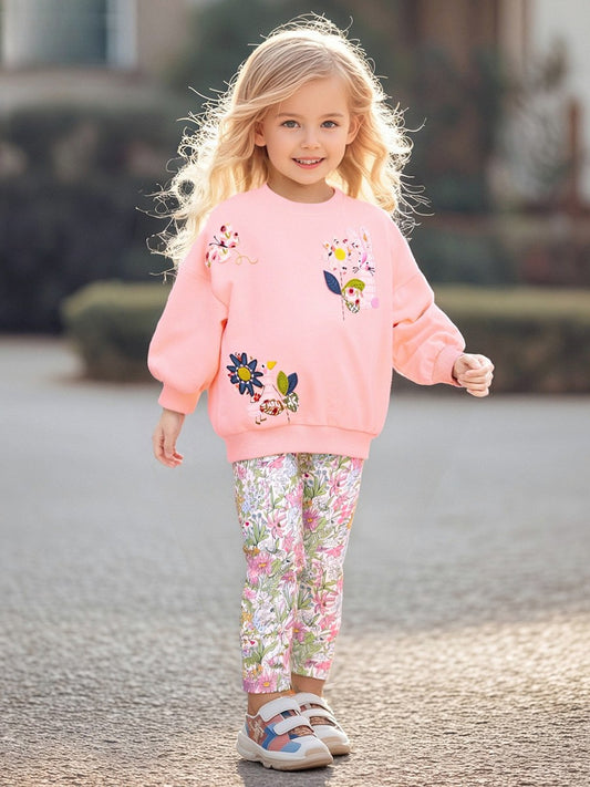 ByJamila – Sweet Embroidered Girl Setje 🌸🧸✨