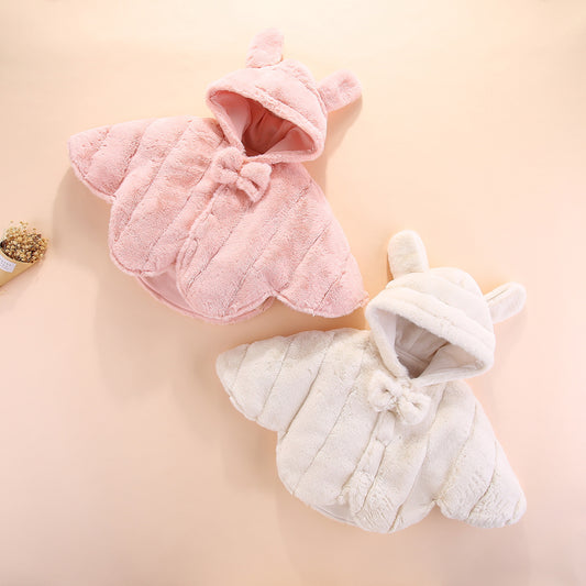 ByJamila - Knusse Fleeceponcho voor Kleine Avonturiers 🐥✨