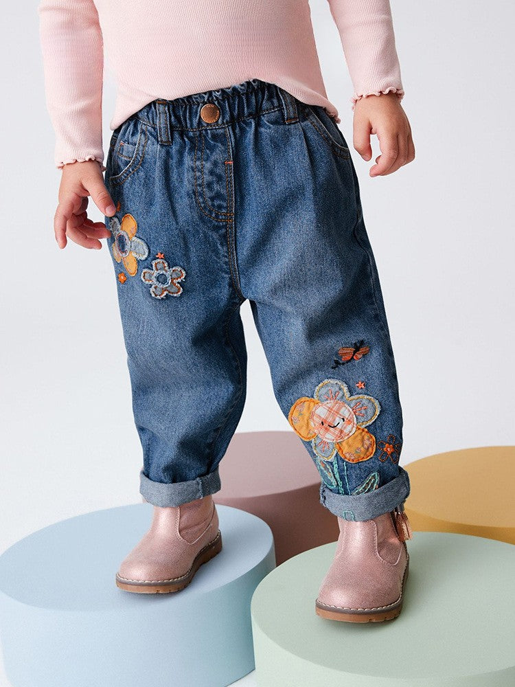 ByJamila – Flower Denim Jeans