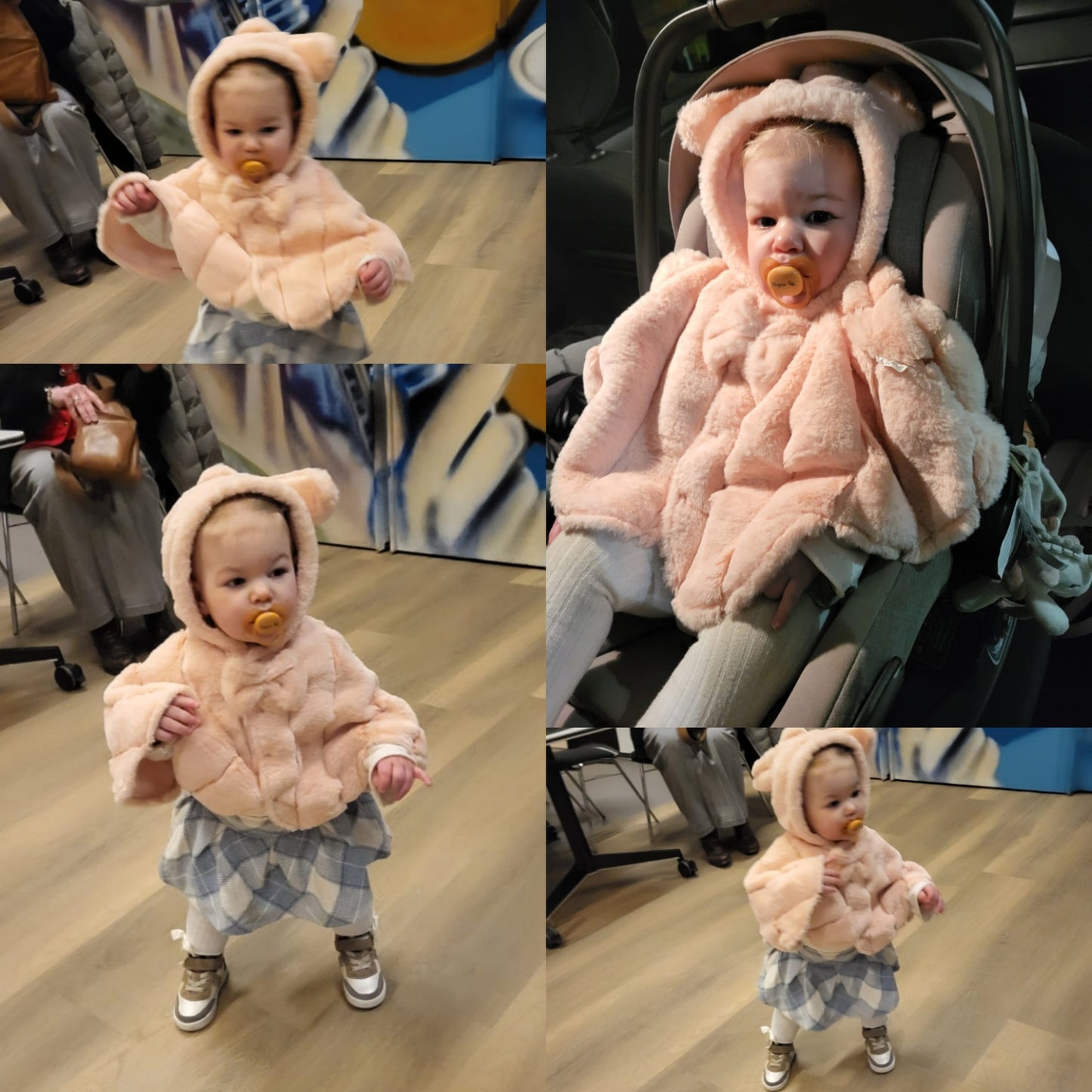 ByJamila - Knusse Fleeceponcho voor Kleine Avonturiers 🐥✨