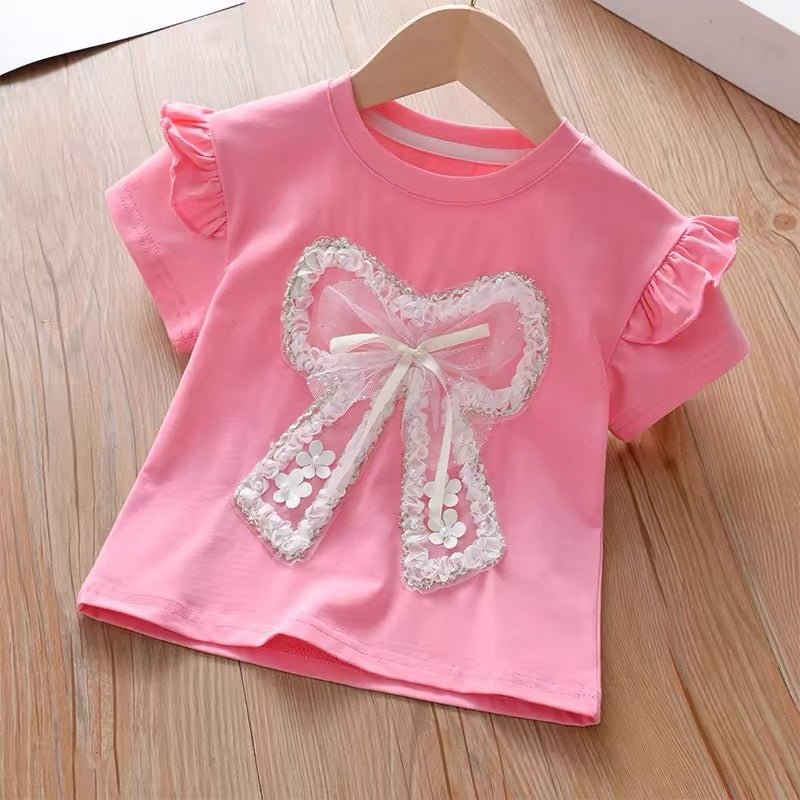 T-Shirt met Grote Strik 🎀✨