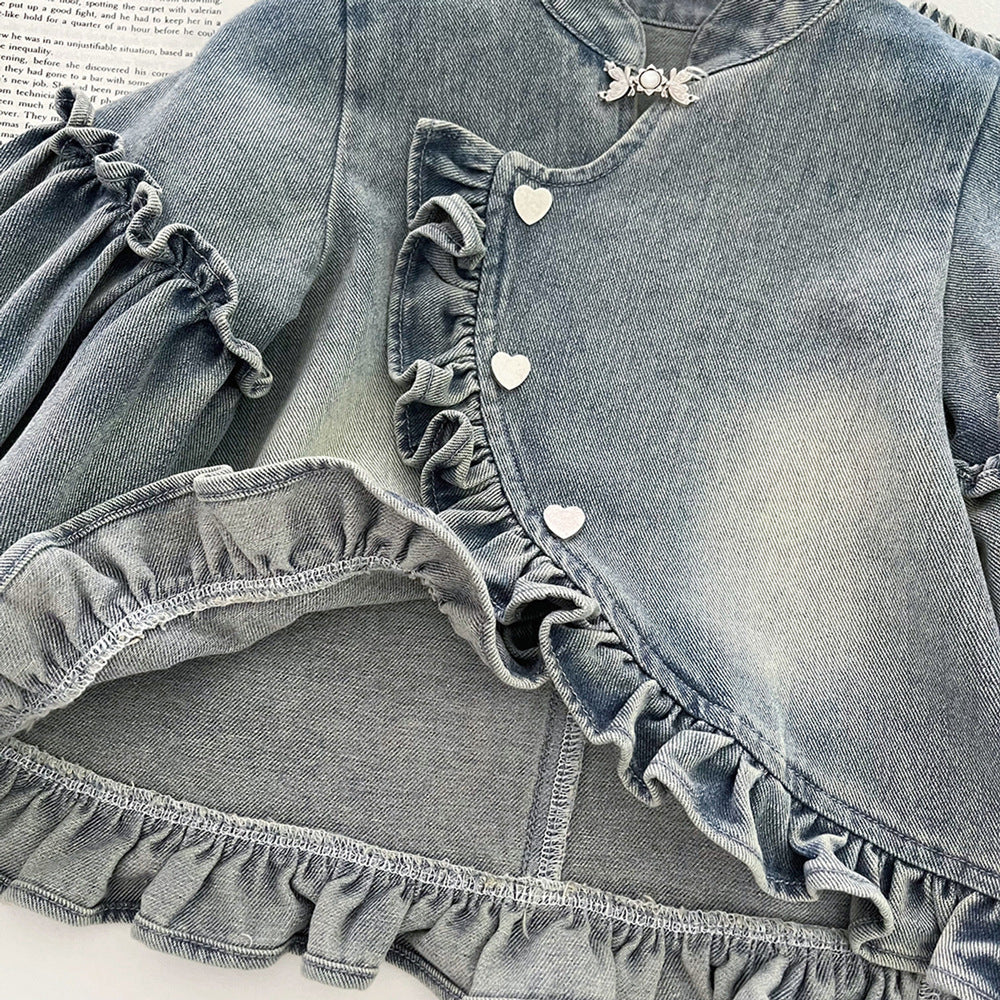 ByJamila – Zacht Denim Hartjes Setje 💙🎀