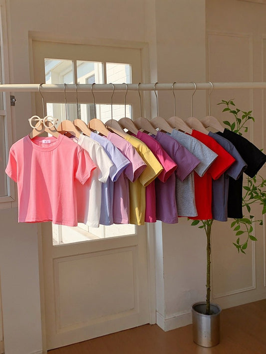Basic Katoenen T-Shirtjes 🌸☀️