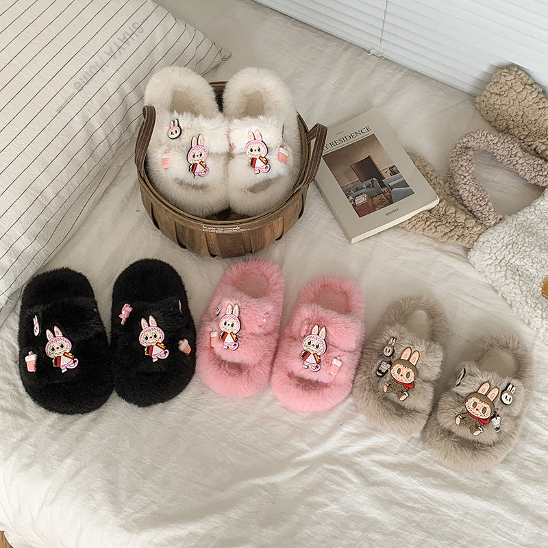 ByJamila – Labubu Slofjes 4 Kleuren “Cozy Toes” 🧦
