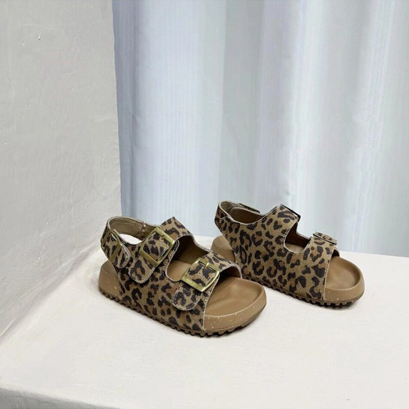 ByJamila - Suède Sandalen met Prints 🌸🐆