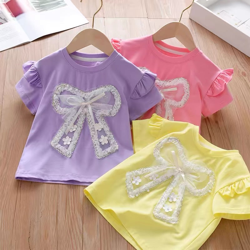 T-Shirt met Grote Strik 🎀✨