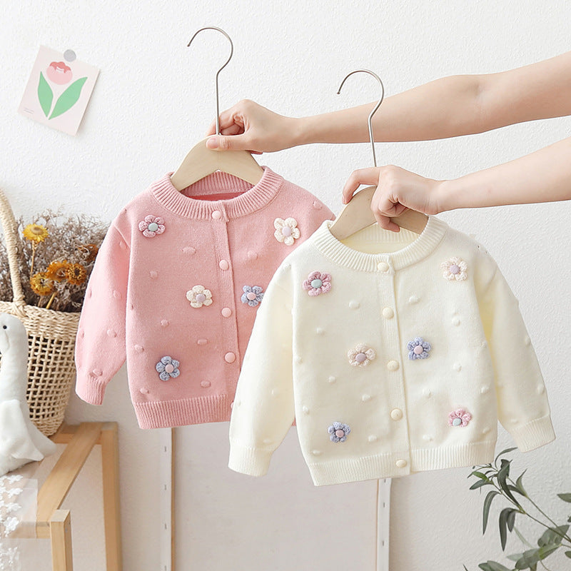 ByJamila - Bloemenmagie Vest voor Meisjes 🌼🌈