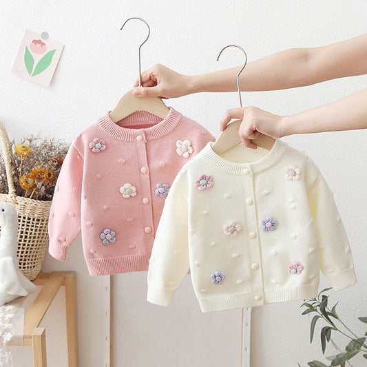 ByJamila - Bloemenmagie Vest voor Meisjes 🌼🌈