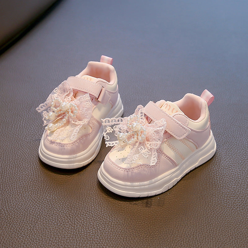 ByJamila – Super Schattige Sneakers met Kanten Strik “Lace Charm” ✨