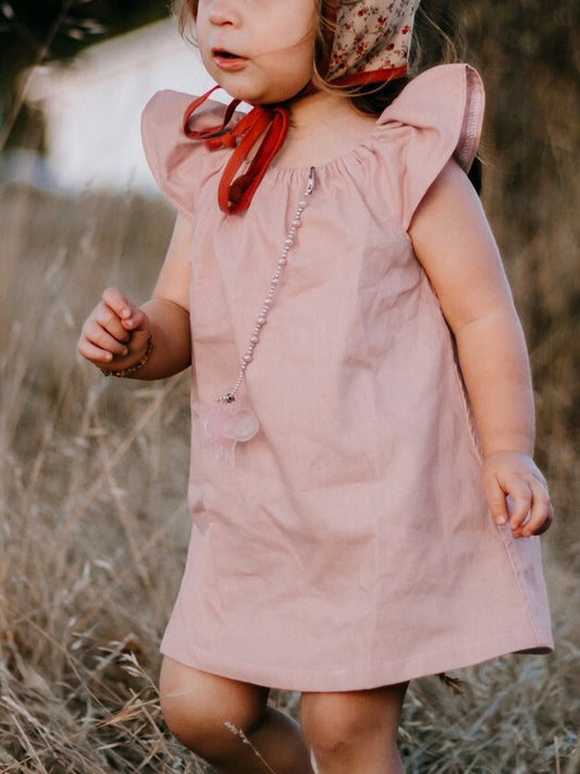 ByJamila - Little Princess Linnen Jurkje 👑🌸