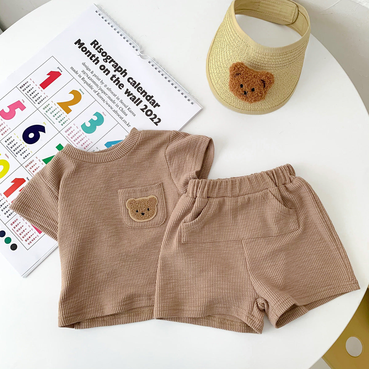 ByJamila - Teddy Rib Summer Set 🧸☀️