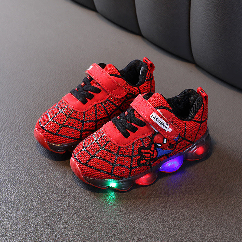 ByJamila - Superheld Sneakers met Lampjes 🕷️👟