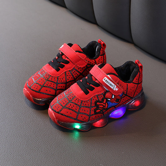 ByJamila - Superheld Sneakers met Lampjes 🕷️👟