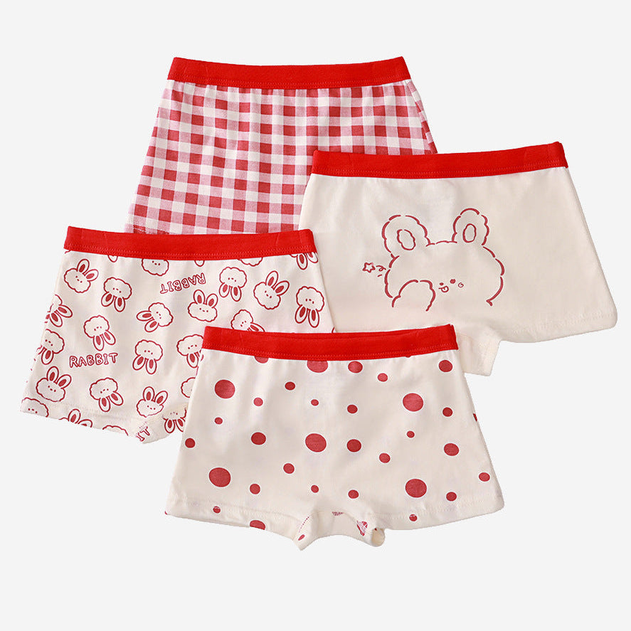 ByJamila - Schattige Prints Onderbroekjes 4-Pack 💞👧