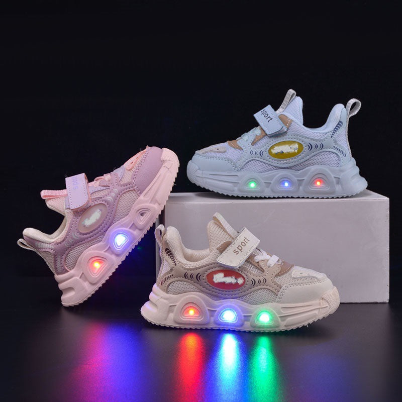 ByJamila – Simpele Sneakers met Klittenband & Lampjes ✨👟