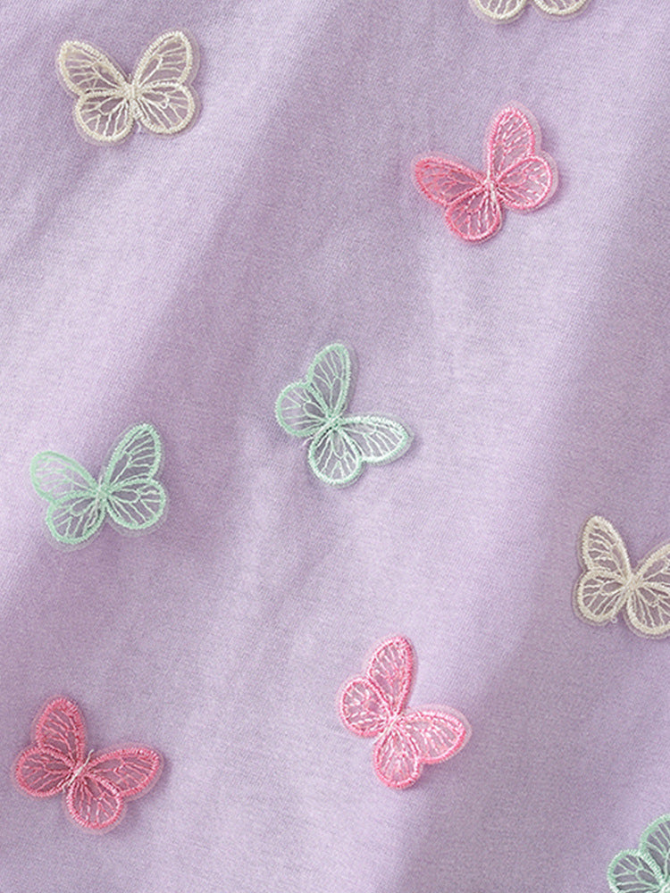 ByJamila – Paars Vlinder T-Shirt 💜🦋