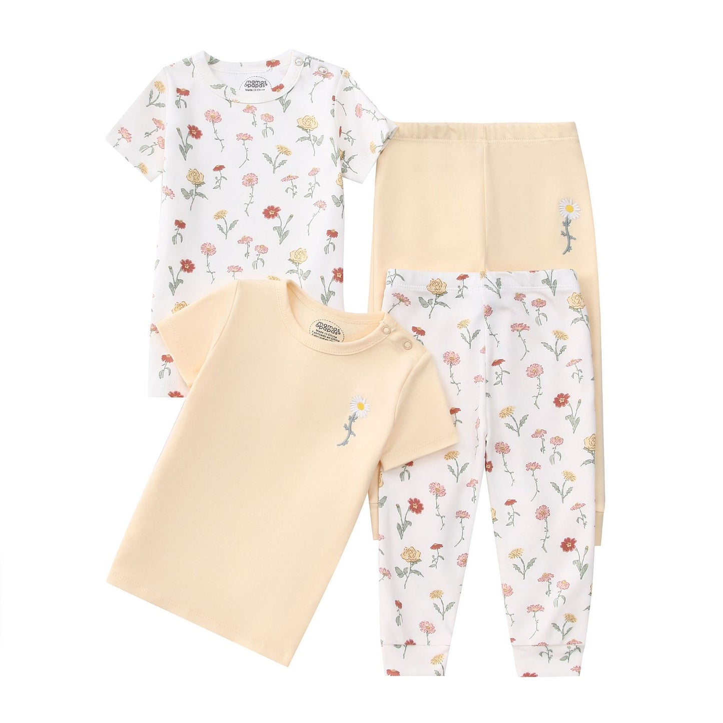 ByJamila – 4-Pack Baby Pyjama’s 🌙✨