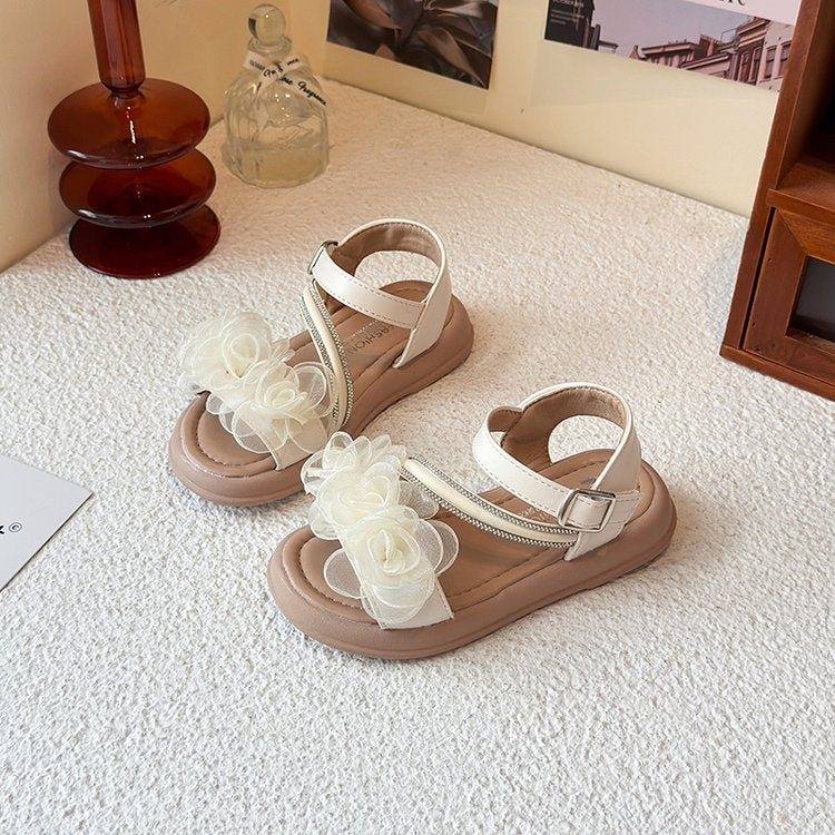 ByJamila - Kinder Sandalen met Bloemetjes 🌼