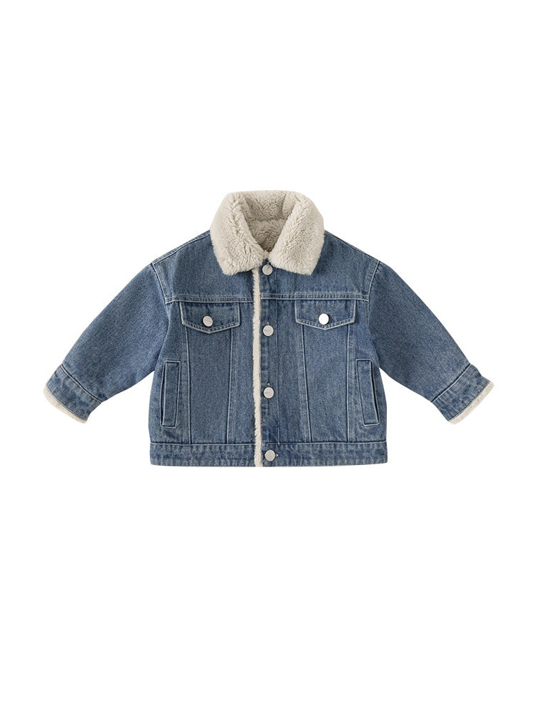 ByJamila – Fluffy Lined Denim Jacket 🧸💙✨