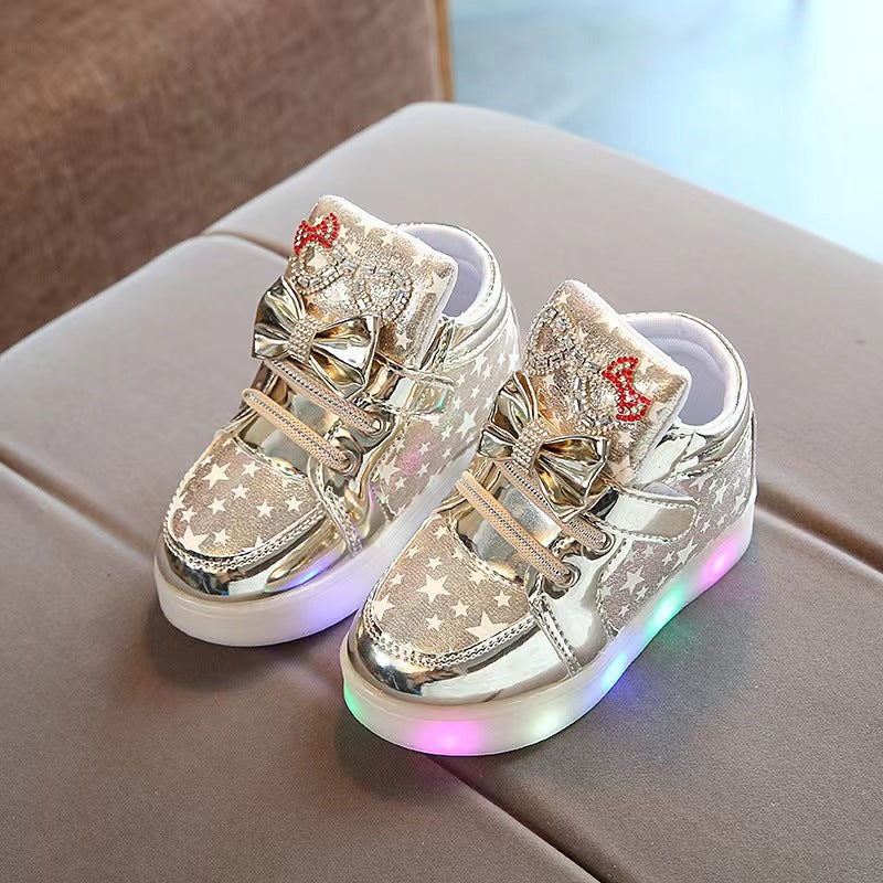 ByJamila - Bling Bling Sterren Sneakers met Lampjes ⭐👟